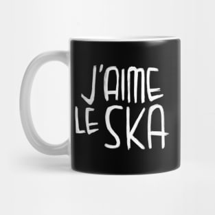 Ska Music Love, Ska Typography, Jaime le Ska Mug